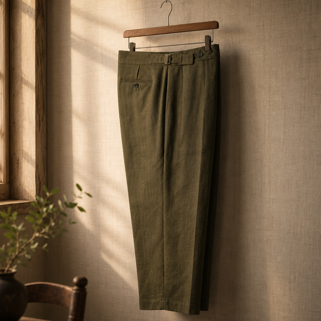 The Belgrave Linen Trouser — alt