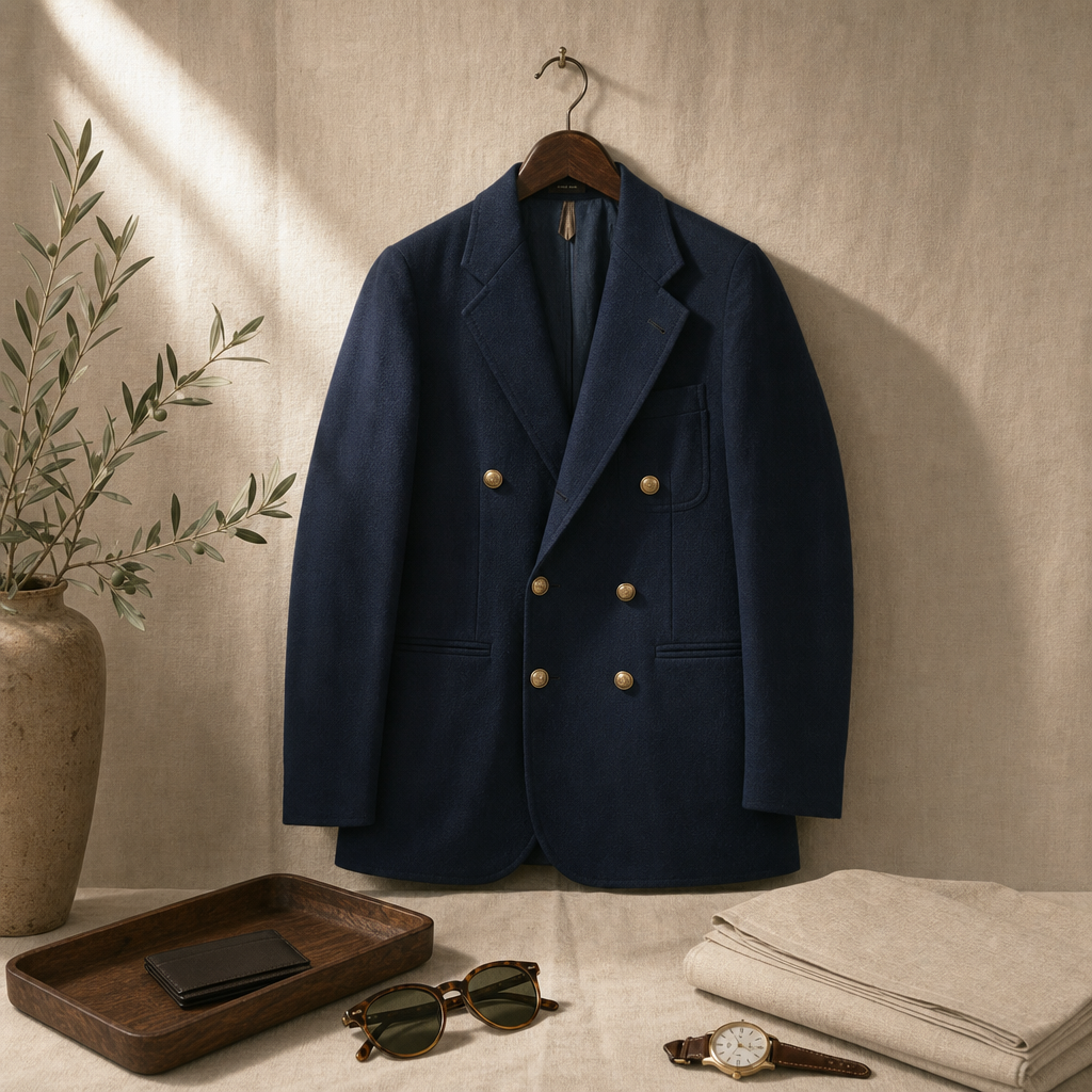 The Henley Blazer — lifestyle