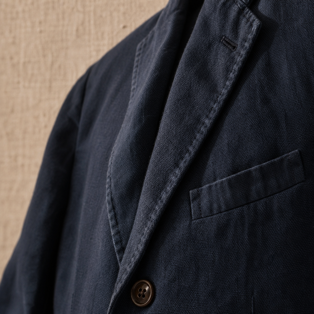 The Mayfair Travel Jacket — detail