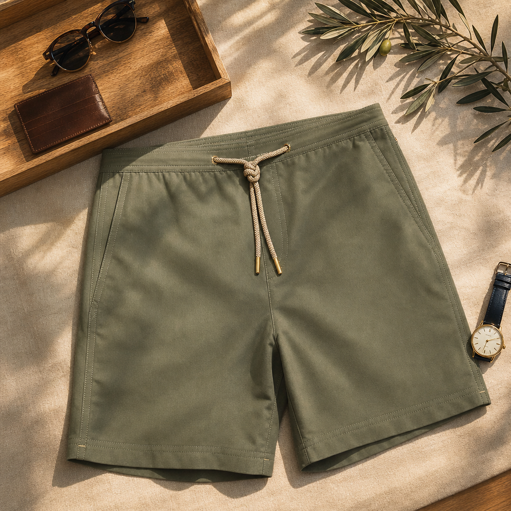 The St Tropez Drawcord Short — lifestyle